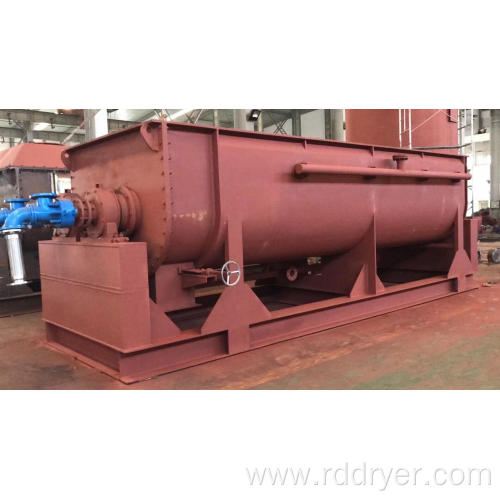 Horizontal sewage sludge dryer